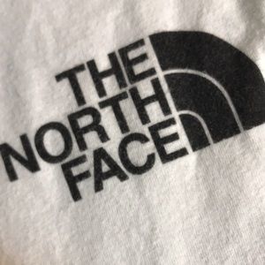 White North face long sleeve
